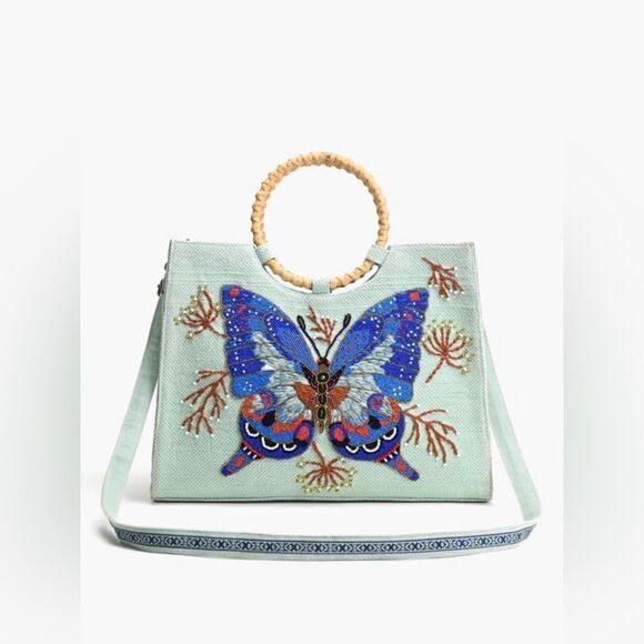 805. BUTTERFLY TOTE BAG - Picture 1 of 5